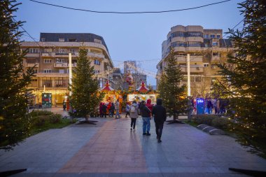 Craiova Romanya 17 Aralık 2025. Craiova Romanya 'daki Noel pazarından çeşitli görüntüler 2025 yılında Avrupa' nın en güzel Noel pazarı olarak kabul edildi..