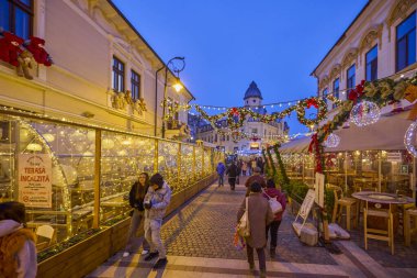 Craiova Romanya 17 Aralık 2025. Craiova Romanya 'daki Noel pazarından çeşitli görüntüler 2025 yılında Avrupa' nın en güzel Noel pazarı olarak kabul edildi..