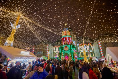 Craiova Romanya 17 Aralık 2025. Craiova Romanya 'daki Noel pazarından çeşitli görüntüler 2025 yılında Avrupa' nın en güzel Noel pazarı olarak kabul edildi..