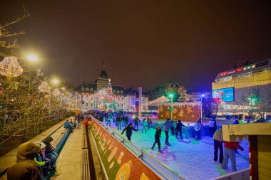 Craiova Romanya 17 Aralık 2025. Craiova Romanya 'daki Noel pazarından çeşitli görüntüler 2025 yılında Avrupa' nın en güzel Noel pazarı olarak kabul edildi..