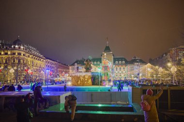 Craiova Romanya 17 Aralık 2025. Craiova Romanya 'daki Noel pazarından çeşitli görüntüler 2025 yılında Avrupa' nın en güzel Noel pazarı olarak kabul edildi..