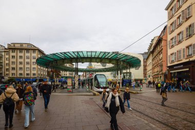 Strasbourg Fransa 20 Ekim 2025, Avrupa Parlamentosu 'nun bulunduğu Strasbourg' dan görüntüler, şehrin çeşitli turistik ve önemli merkezleri