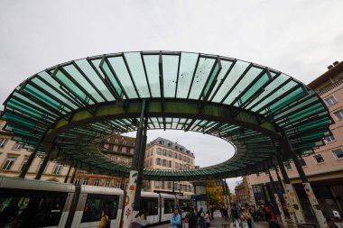 Strasbourg Fransa 20 Ekim 2025, Avrupa Parlamentosu 'nun bulunduğu Strasbourg' dan görüntüler, şehrin çeşitli turistik ve önemli merkezleri