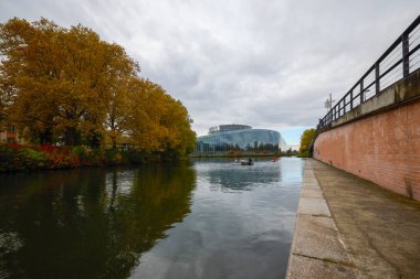 Strasbourg Fransa 20 Ekim 2025, dış görüntüler, Avrupa Parlamentosu.