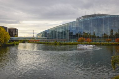 Strasbourg Fransa 20 Ekim 2025, dış görüntüler, Avrupa Parlamentosu.