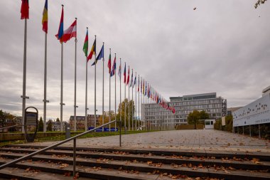 Strasbourg Fransa 20 Ekim 2025, dış görüntüler, Avrupa Parlamentosu.