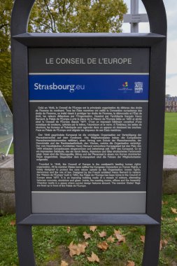 Strasbourg Fransa 20 Ekim 2025, dış görüntüler, Avrupa Parlamentosu.