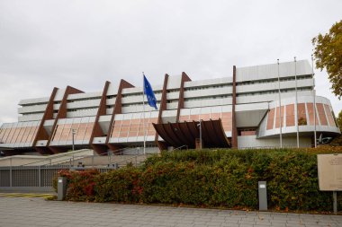 Strasbourg Fransa 20 Ekim 2025, dış görüntüler, Avrupa Parlamentosu.