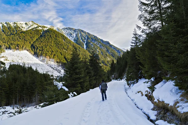 Zimních horských turistických zařízení — Stock fotografie