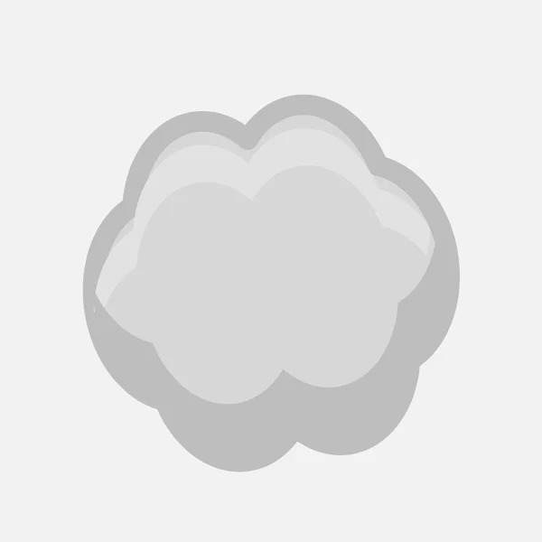 ビンテージの煙雲ベクトル — ストックベクタ