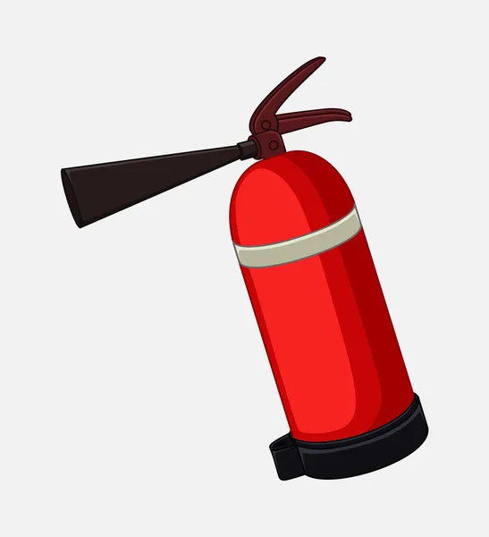 Extintor de incêndio Cilindro Vetor — Vetor de Stock