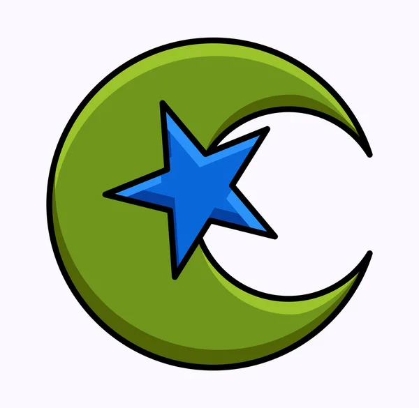 Vector de símbolo islámico — Vector de stock