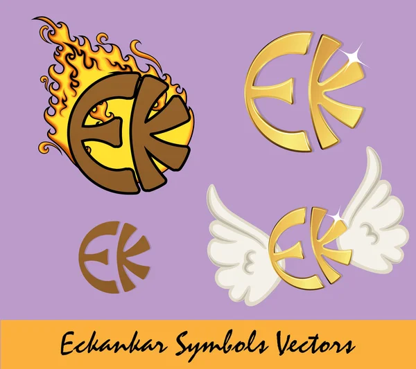 Eckankar Symbols Vector Set — Stock Vector