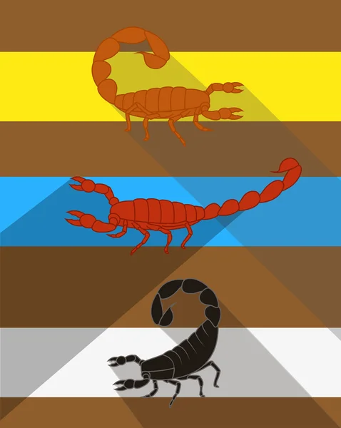 Scorpions sauvages vecteur — Image vectorielle