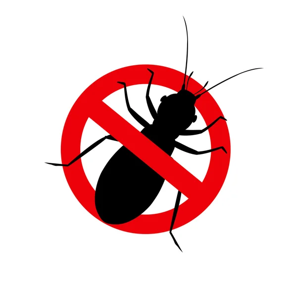 Forbidden Louse Insect — Stock Vector