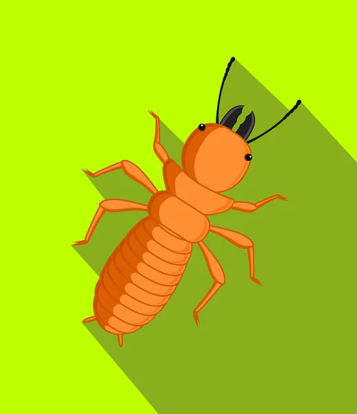 Termiten-Insektenvektorillustration — Stockvektor