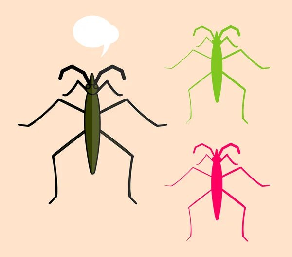 Insectos de agua Strider — Vector de stock