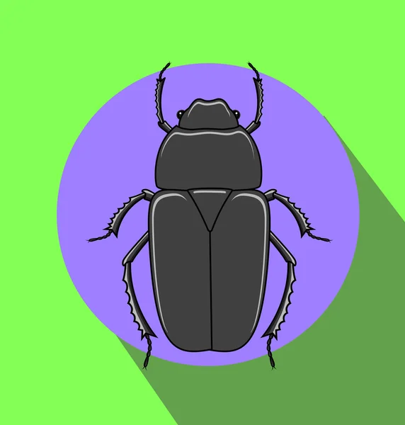 Weird, Creepy Beetle owadów — Wektor stockowy