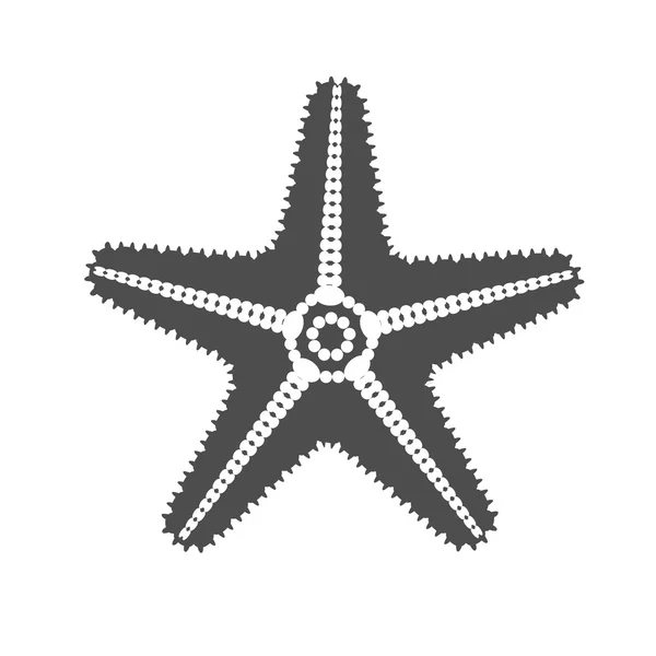 Rozgwiazda kształtu wektor — Wektor stockowy