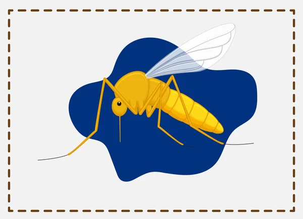 Mosquito vector illustratie — Stockvector