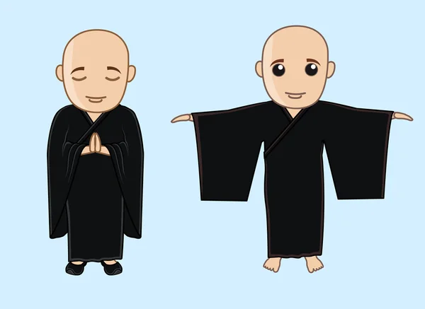 Entraîneurs japonais Kung-Fu — Image vectorielle