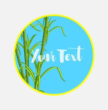 Sugarcanes vektör afiş