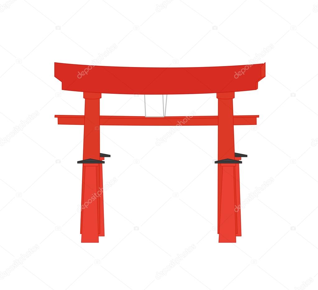 Japanese Torii Gate Vector