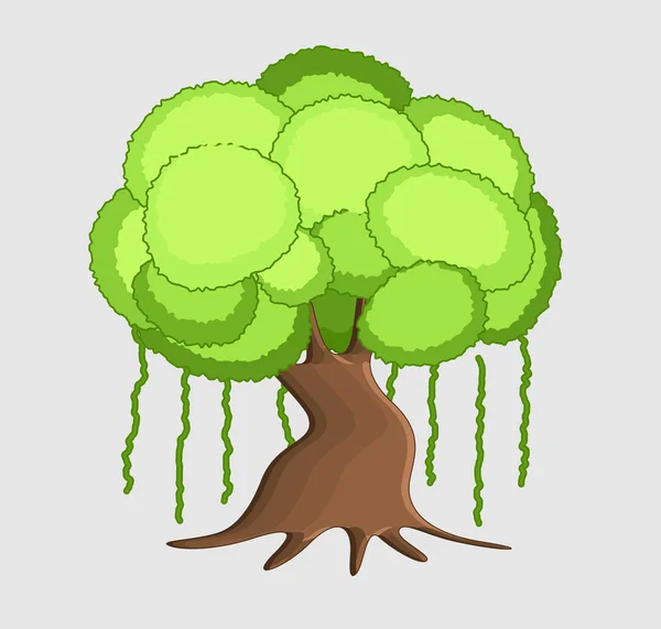 Vector lindo árbol pequeño — Archivo Imágenes Vectoriales