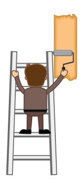 yenileme - vektör karakter karikatür çizim