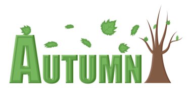 sonbahar vektör çizim