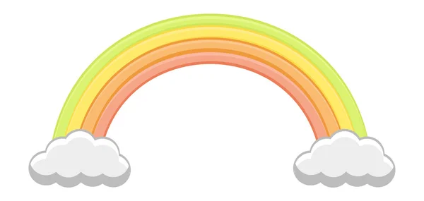 Cartoon vektor rainbow — Stock vektor