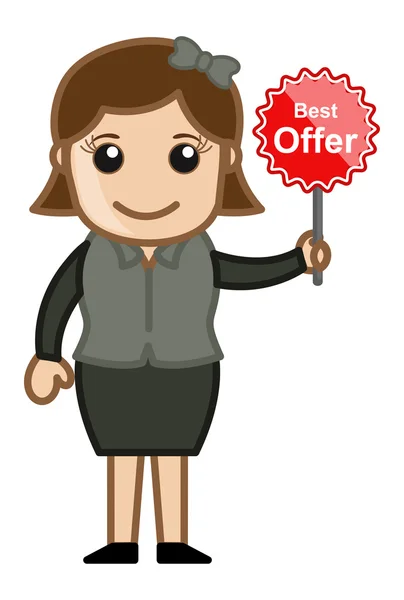 Las mejores ofertas - Vector de dibujos animados — Vector de stock