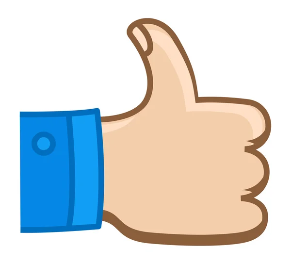 Thumbs Up - Cartoon Vector — Stock Vector