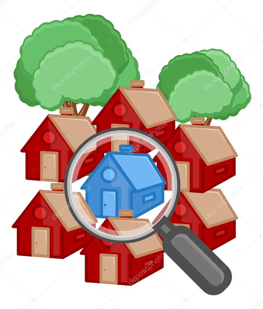 Buy a House - Real Estate Concept - Vector Character Cartoon Illustration