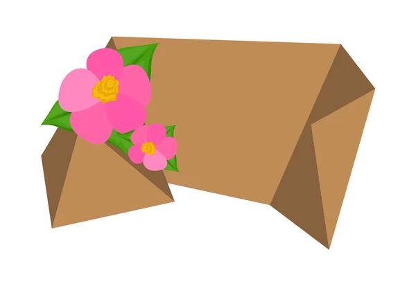 Banner floral de Navidad — Vector de stock