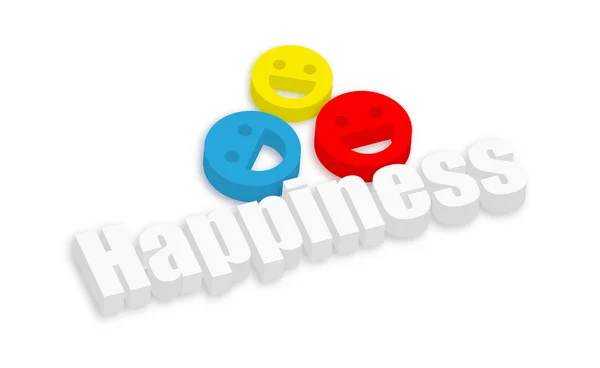 Happiness Smiley — Stock Vector