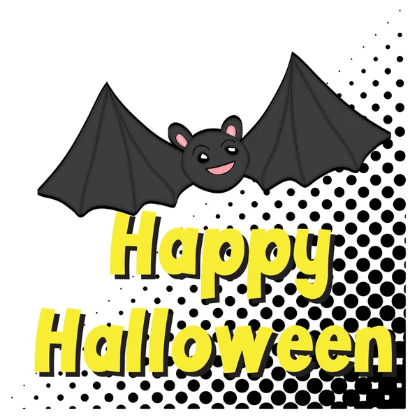 Feliz diseño gráfico de Halloween — Vector de stock