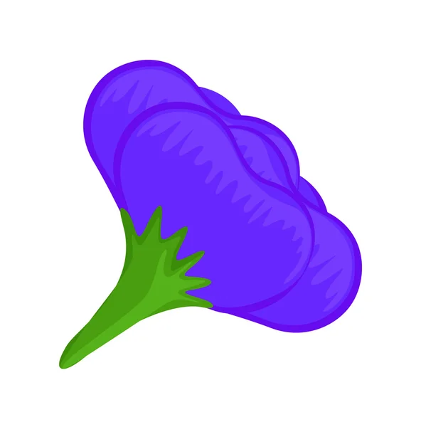 Lila blomma vektorn — Stock vektor