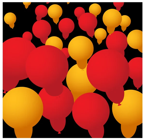 Abstracte ballonnen achtergrond — Stockvector