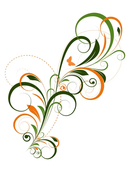 Naturaleza orgánica Floral — Vector de stock