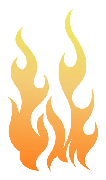 Fire Elements Vector — Stock Vector