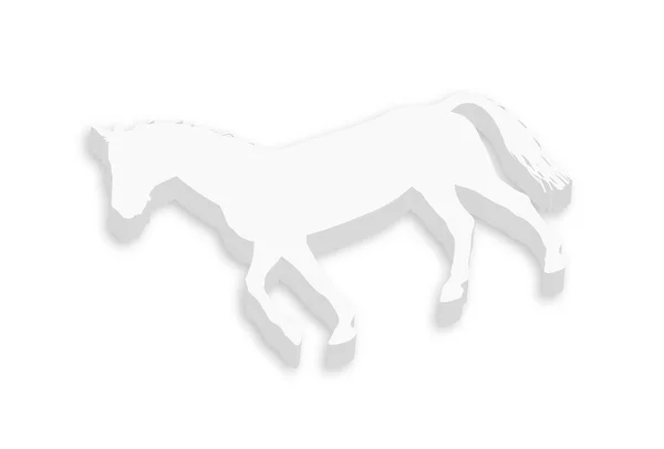 Cavalo 3d —  Vetores de Stock