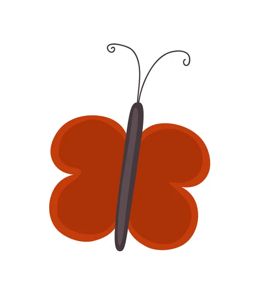 Clipart Butterfly — Stockový vektor