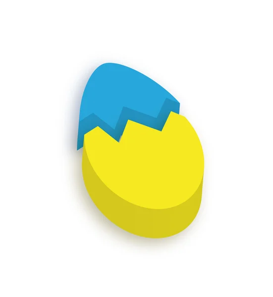 3D Πασχαλινό αυγό — Διανυσματικό Αρχείο