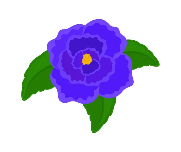 Flor azul — Vetor de Stock