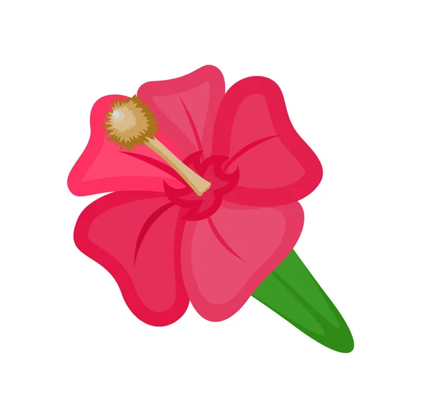 Вектор цветка красной лилии — стоковый вектор