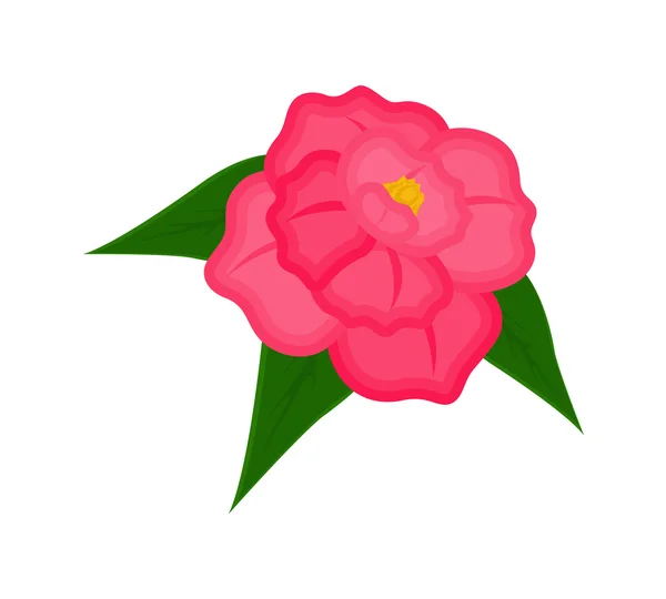 Vector flor rosa — Vector de stock