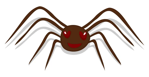 Korkunç Halloween örümcek — Stok Vektör
