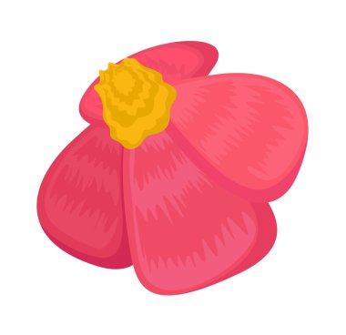 Kırmızı Daisy vektör sanat