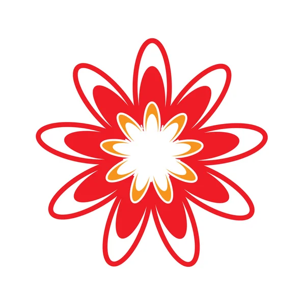 Diseño de flores — Vector de stock